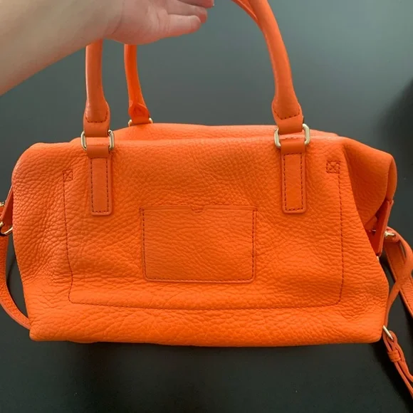 Kate spade leather orange crossbody purse - Picture 3 of 11